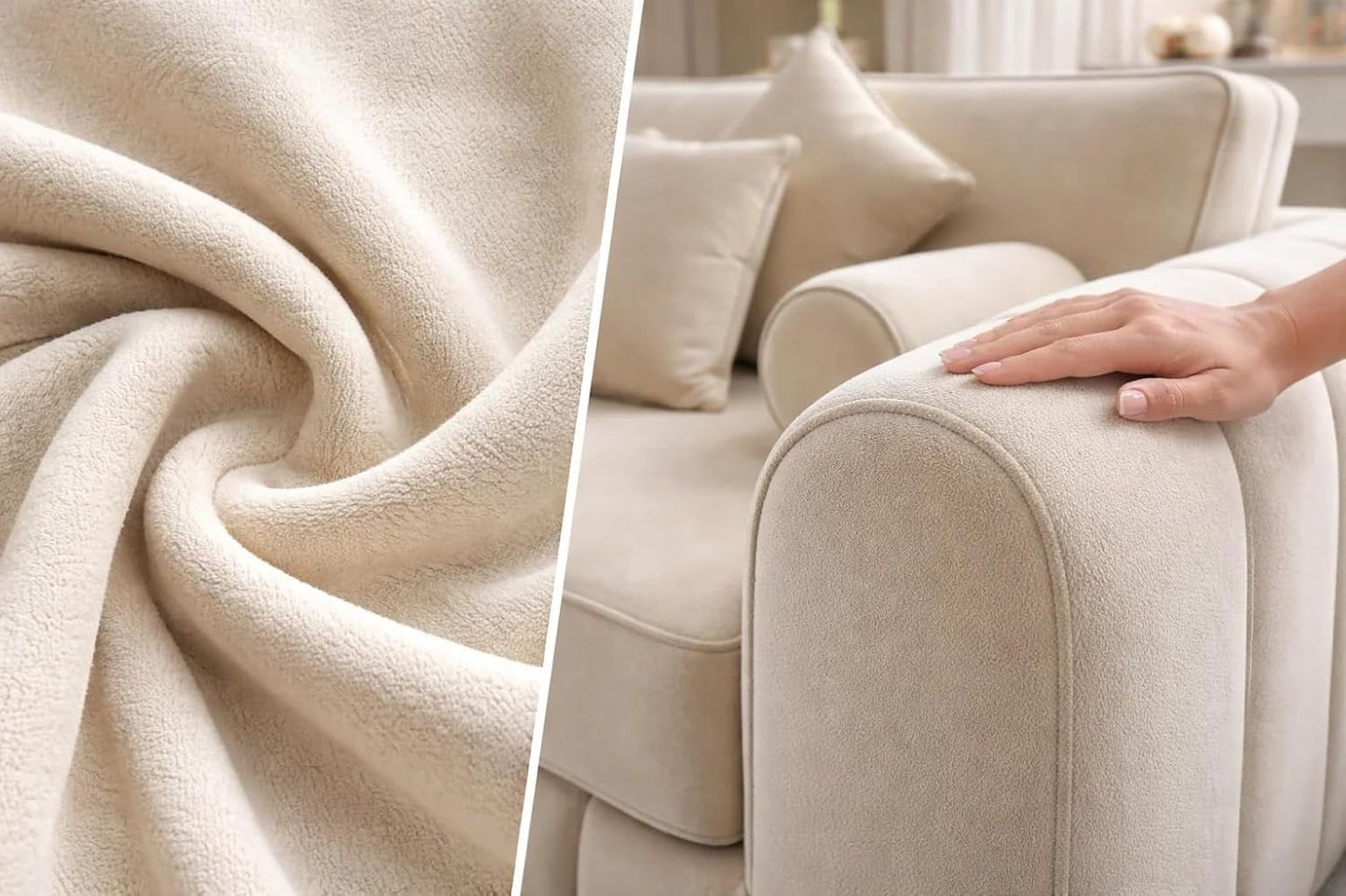3+2 lilly Fabric Sofa Set with Free Coffee Table | Modern Living Room Sofa Set