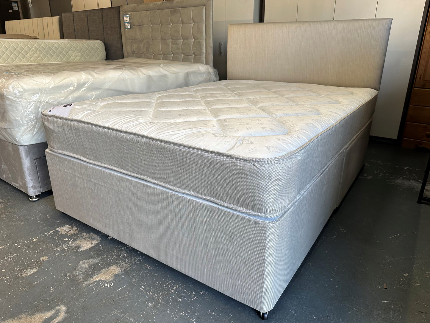 Candy Divan Base, Mattress & Headboard Set