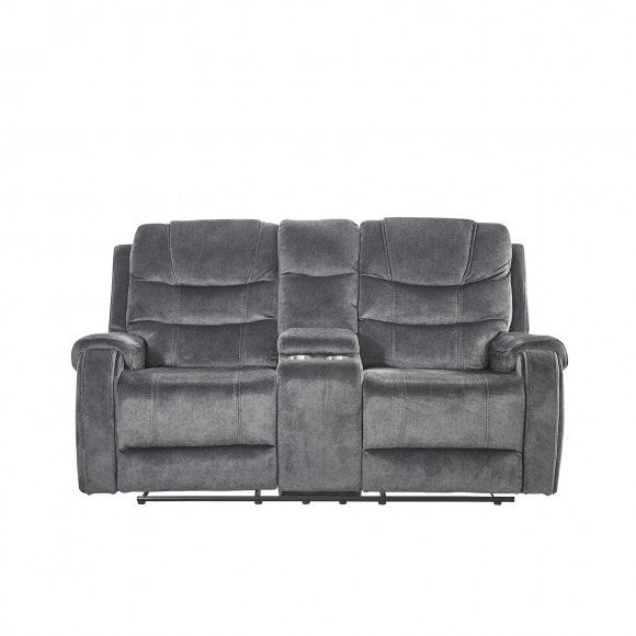 Clarissa Grey Reclining 2 Seater Sofa