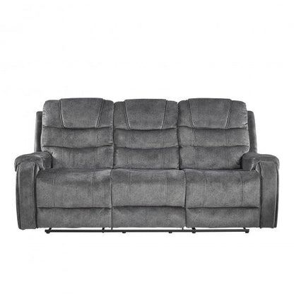Clarissa Grey Reclining 3 Seater Sofa