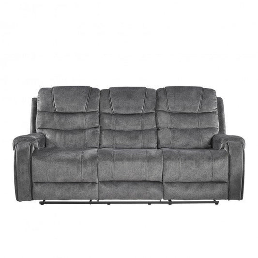 Clarissa Grey Reclining 3 Seater Sofa