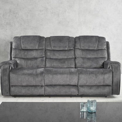 Clarissa Grey Reclining 3 Seater Sofa