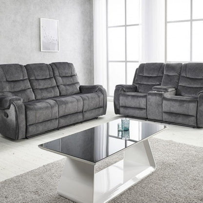 Clarissa Grey Reclining 3 Seater Sofa