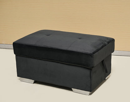 Plush Fabric Footstool
