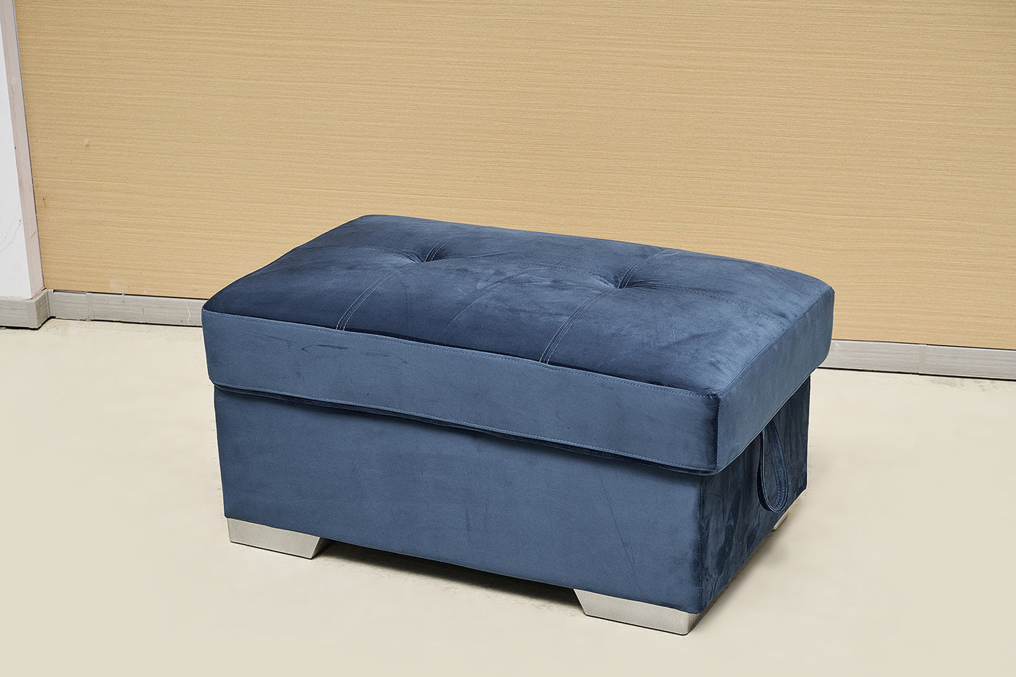 Plush Fabric Footstool