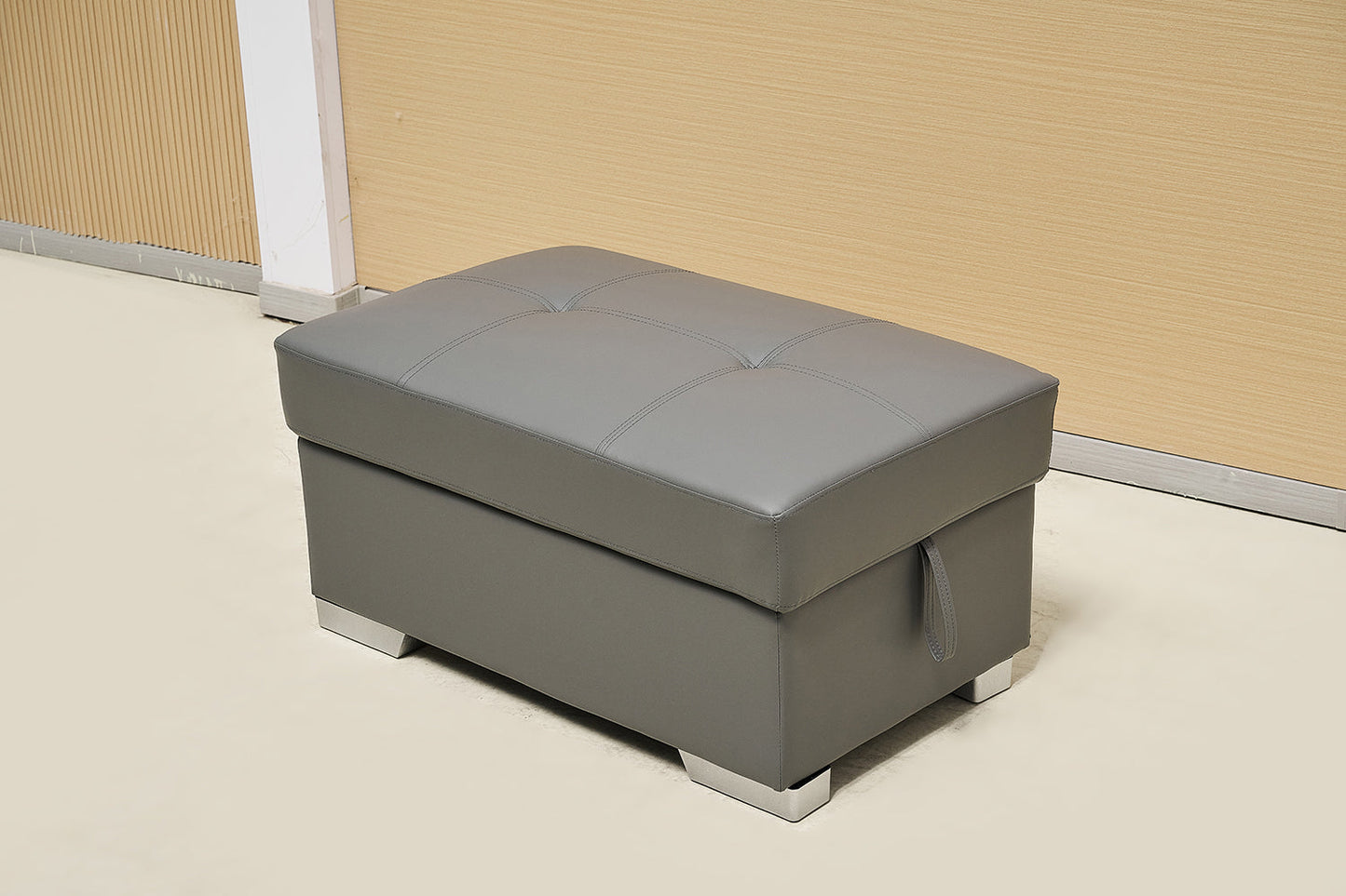 Leather Footstool