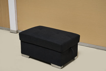 Suede Fabric Footstool