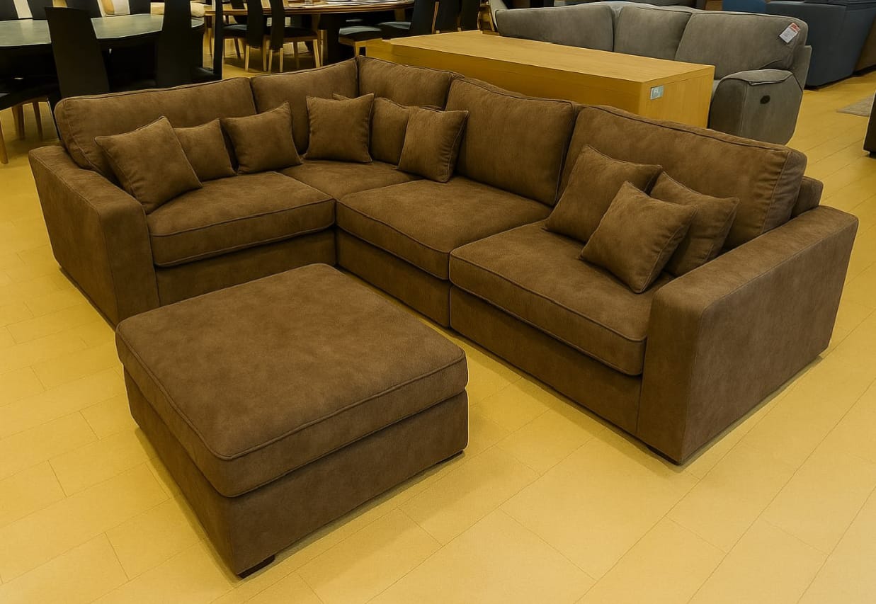 Luxury L-Shape Corner Sofa – Modern Living Room Comfort