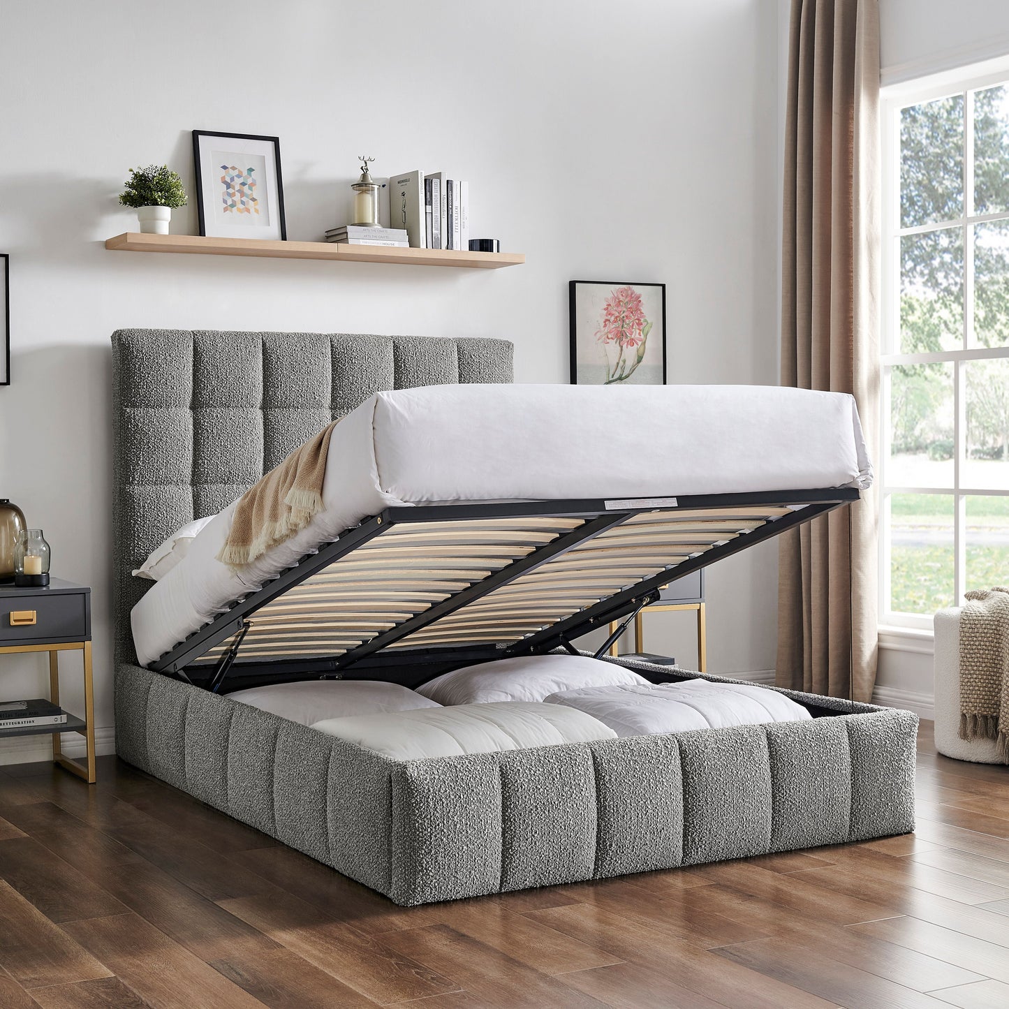 Cube Ottoman Bed Frame