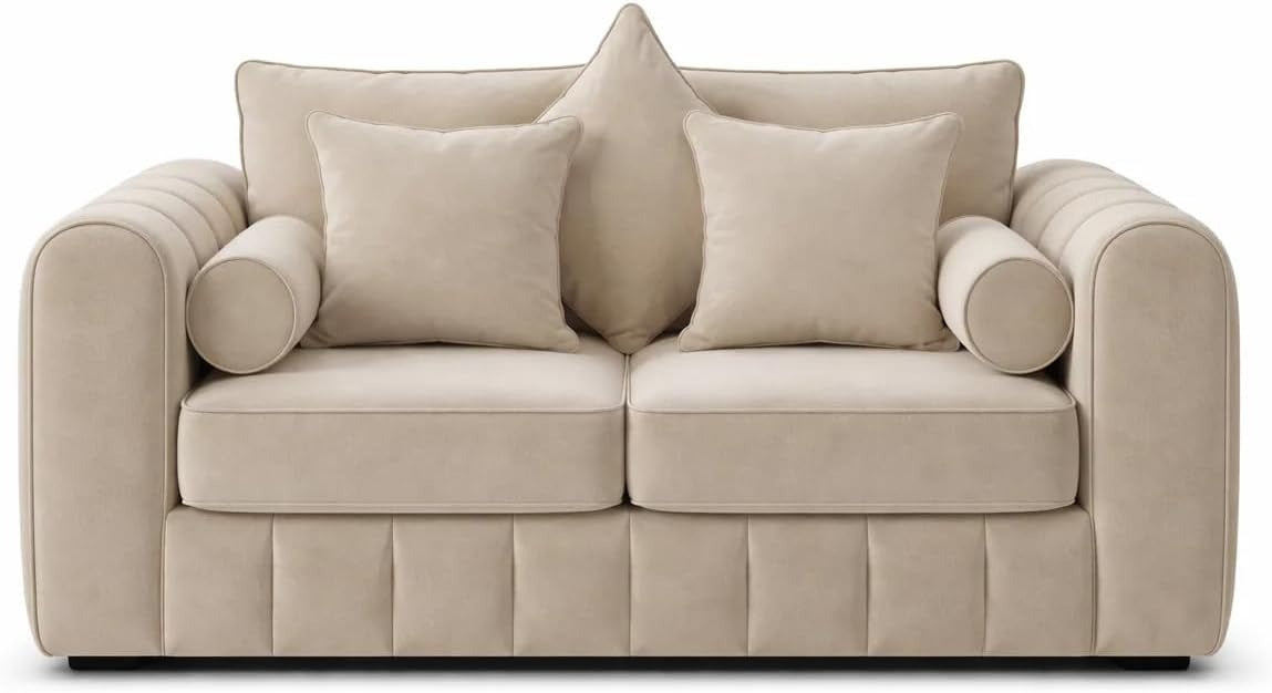 3+2 lilly Fabric Sofa Set with Free Coffee Table | Modern Living Room Sofa Set