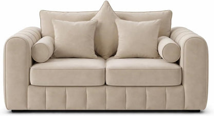 3+2 lilly Fabric Sofa Set with Free Coffee Table | Modern Living Room Sofa Set
