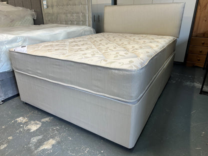 Reo Divan Base, Mattress & Headboard Set